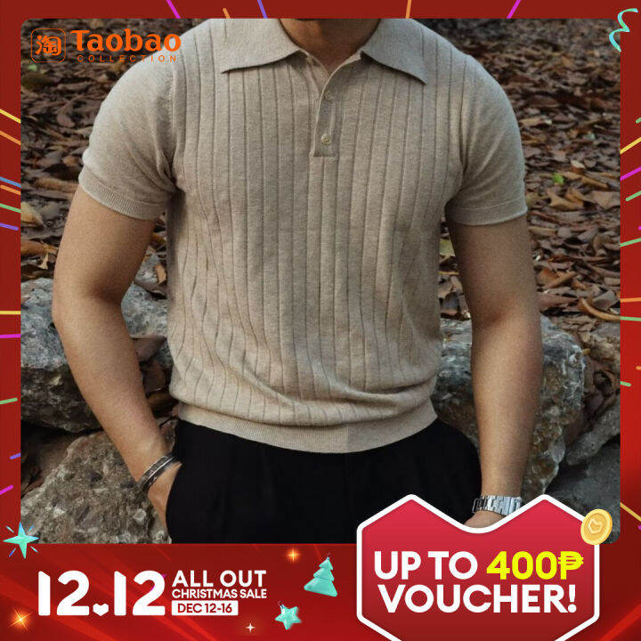 Classy Men's Breathable American T Tough Guy Thin Lapel Slim Fit T