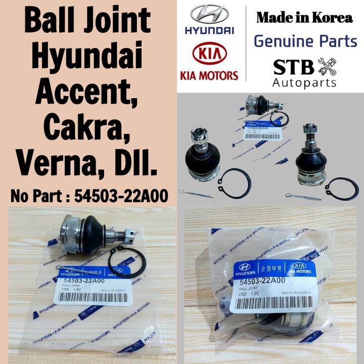 Ball Joint Hyundai (AccentCakraVernaDll) Made in Korea Lazada