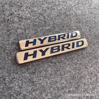 โลโก้ HYBRID HONDA สีเงิน