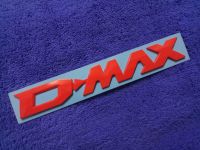 TJ.AUTO SHOP โลโก้ D-MAX สีแดง  ติดรถ ( ISUZU D-MAX ) 2020 ราคาต่อ1ชิ้น