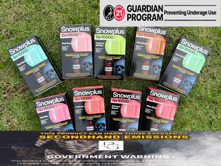 SNOWPLUS GO 10000 PUFFS RECHARGEABLE SMART DISPOSABLE VAPEPOD Lazada PH