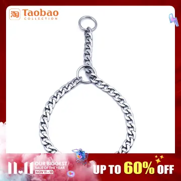 Dog choker chain outlet for sale