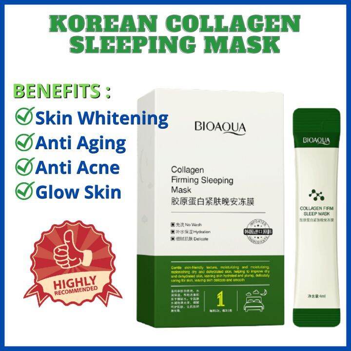 Collagen firming sleeping mask original mask face skin care sleeping face mask collagen original