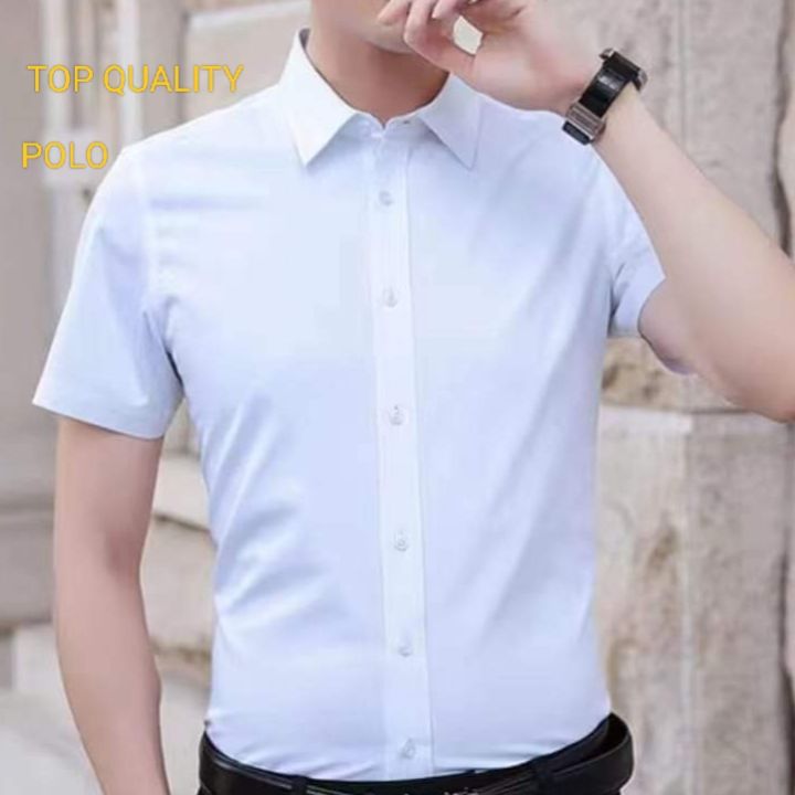 WHITE POLO FOR MEN /TOP QUALITY/STANDARD SIZE | Lazada PH