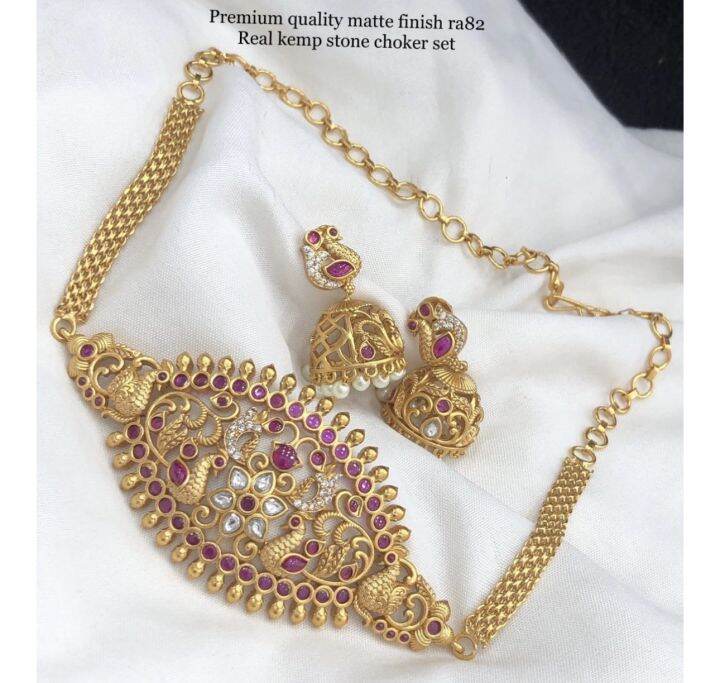 premium quality necklace set Lazada