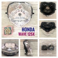 ชุดไฟหน้า HONDA WAVE125X , ฮอนด้า เวฟ 125 เอ็กซ์ ไฟหน้า มอเตอร์ไซค์ wave125x