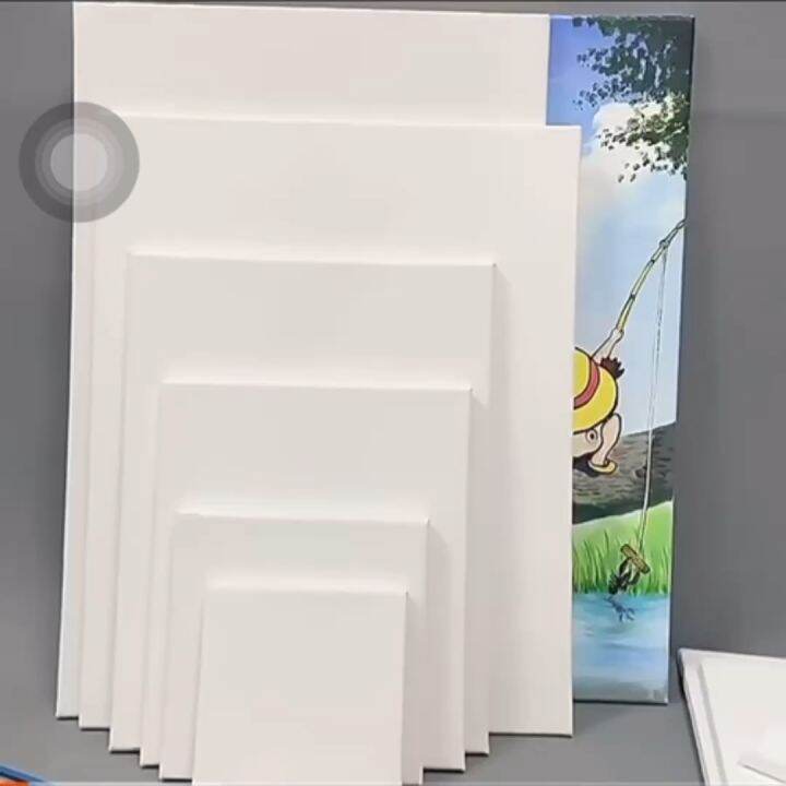 HIGHTUNE Wooden Canvas Board Plain Canvas Frame For Oil Painting ...