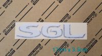 สติกเกอร์ SGL ของแท้ Toyota Tiger MightyX