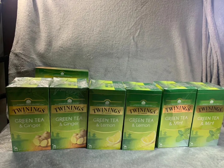 IMPORTED TWININGS OF LONDON GREEN TEA 25 Tea Bags Expiry date 11/2022