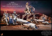 HOT TOYS TMS077 STAR WARS : THE CLONE WARS
HEAVY WEAPONS CLONE TROOPER &amp; BARC SPEEDER WITH SIDECAR