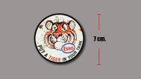 sticker pvc esso put a tiger in your tank สติกเกอร์ เอสโซ่ งานออฟเซ็ทแท้ ก้นน้ำ กันแดด