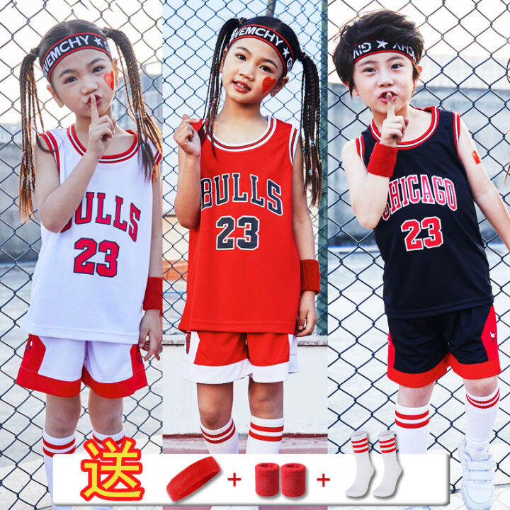 Children's Basket Ball Uniform Clothing Suit Kindergarten Primary and