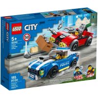 LEGO City 60242 (กล่องมีตำหนิเล็กน้อย) Police Highway Arrest ของแท้