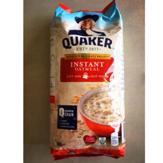 Organic Quaker Instant Oatmealquick Cook Oatmeal 800g Expiry Date07