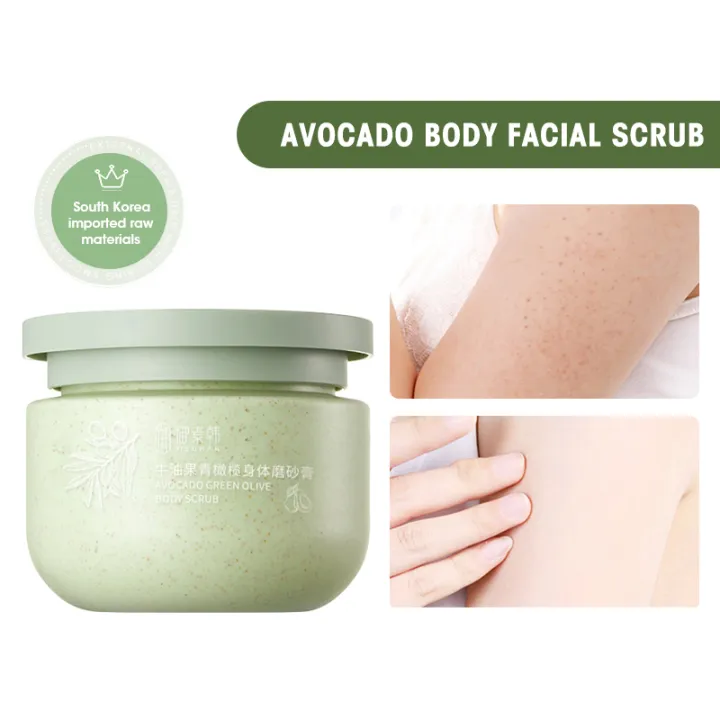 Avocado Ice Cream Body Scrub Facial Scrub Brilliant Exfoliate Face Exfoliator Removes Chicken