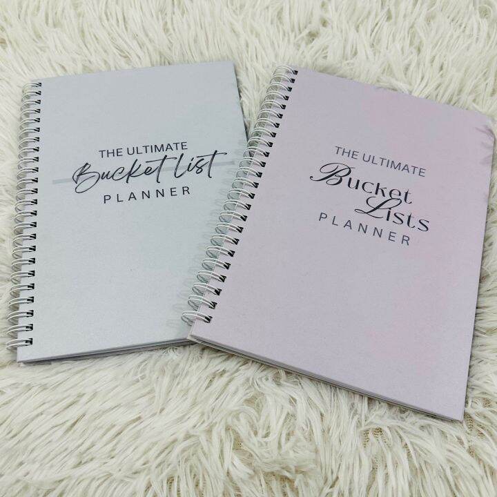 BUCKET LIST PLANNER MY BUCKET LISTS JOURNAL MY GOALS PLANNER Lazada PH