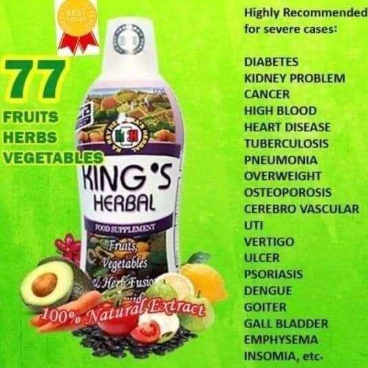 KINGS HERBAL 750mL KAY REY HERRERA'S HERBAL Lazada PH
