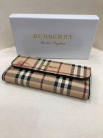 BURBERRY  Londorn England #กระเป๋าสตางค์ ใบยาว BURBERRY