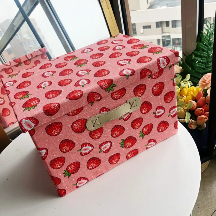 Storage Box with Lid Wardrobe Clothes Snack Storage Box Student Storage
