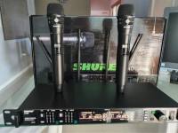 SHURE AD4D รุ่น2จอ ไมโครโฟนไร้สาย ไมค์Wireless Microphone  Shure ad4d รุ่นใหม่  2จอ