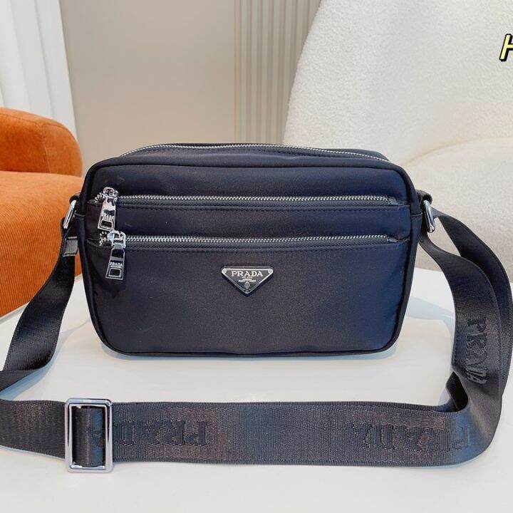 Pradaˉ Men's Bag New High Quality Nylon Men's Camera Bag Men's