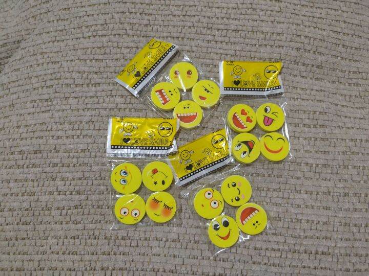 Emoji Eraser (4pcs/pack) Lazada PH