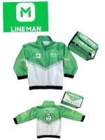 ชุดแฟนซีเด็ก เสื้อแจ๊คเก็ตเด็ก Line man เสื้อพนักงานส่งอาหาร ชุดอาชีพเด็ก b0228