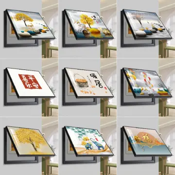 Electric Meter Box Decorative Painting Without Punching Restaurant