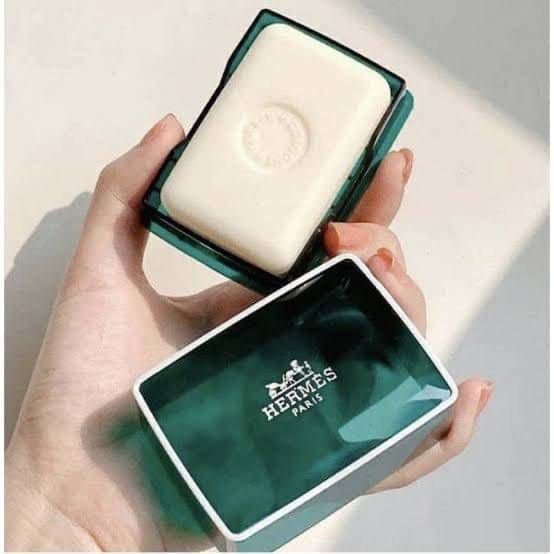Hermès Eau D'Orange Verte Perfumed Soap 50G. (พร้อมกล่องวางสบู่ตามรูปเลยจ้า)  | Lazada.Co.Th