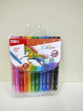50 Colors in Motion Twist up Crayons Colored Pencils Kids Crayon