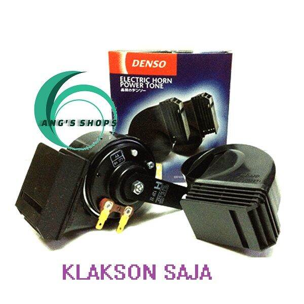KLAKSON KEONG DENSO Waterpoof TAHAN AIR Original + KABEL RELAY SET
