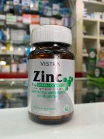 Zinc Vistra Exp 8/25 45 เม็ด สังกะสี วิสทร้า