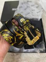 เข็มขัด VERSACE JEANS COUTURE Versace Jeans Couture Baroque-Print Buckle Belt