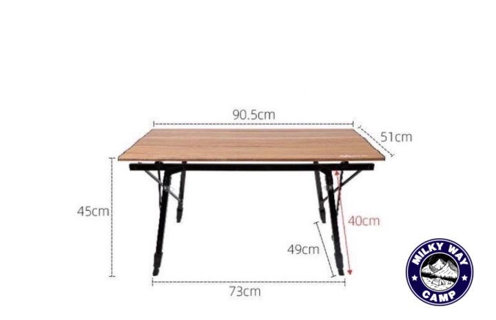 โต๊ะอลูมิเนียมลายไม้-tnr-camping