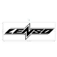 ?สติ๊กเกอร์​ LENSO มีหลายสี สั่งได้เลย ติดเฟรม ติดท้ายรถ ติดกระจก 30 cm.x2?พร้อมส่ง?มีเก็บเงินปลายทาง?