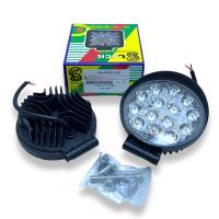 สปอร์ตไลท์ LED กลม 4 นิ้ว 14 เม็ด 12-24V ไฟส่องสว่าง ไฟตัดหมอก ไฟหน้า /รถบรรทุก รถพ่วง รถทั่วไป