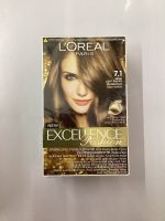 [1กล่อง] L’oreal Paris Exellence ลอรีอัล ปารีส เอกซ์เซลเล้นซ์ แฟชั่น ครีมเปลี่ยนสีผม 7.1 (สีบลอนด์เบจประกายหม่น) ครีมย้อมผม ผลิตภัณฑ์เปลี่ยนสีผม