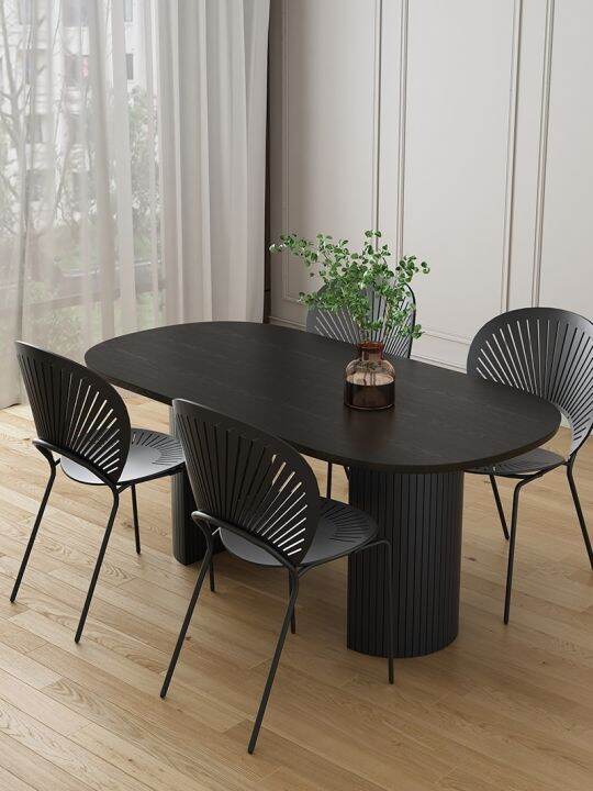 Nordic Light Luxury Solid Wood Dining Table Conference Table Household