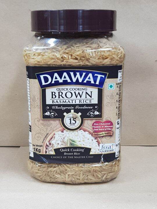 daawat brown basmati rice 1kg, Lazada PH