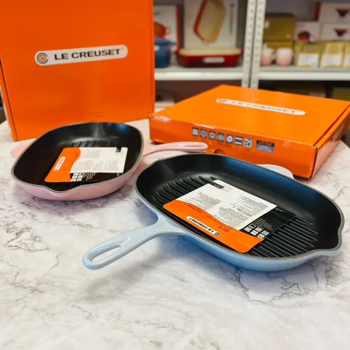100 ORIGINAL Le Creuset Oblong Skillet Grill 12.75"inch Lazada PH