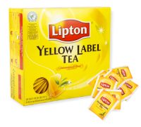 ชาลิปตันซองสีเหลือง Lipton yellow Tea 100 ซอง 2 กรัม