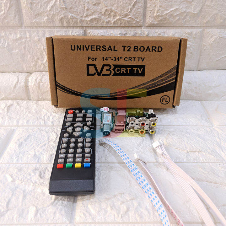 TUNER DIGITAL DVB T2 Universal KIT untuk tv tabung 14"34" /LCD LED 15