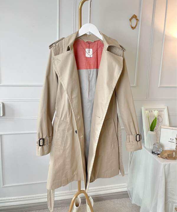 trench-coat-แบรนด์gap-สีน้ำตาลกากี