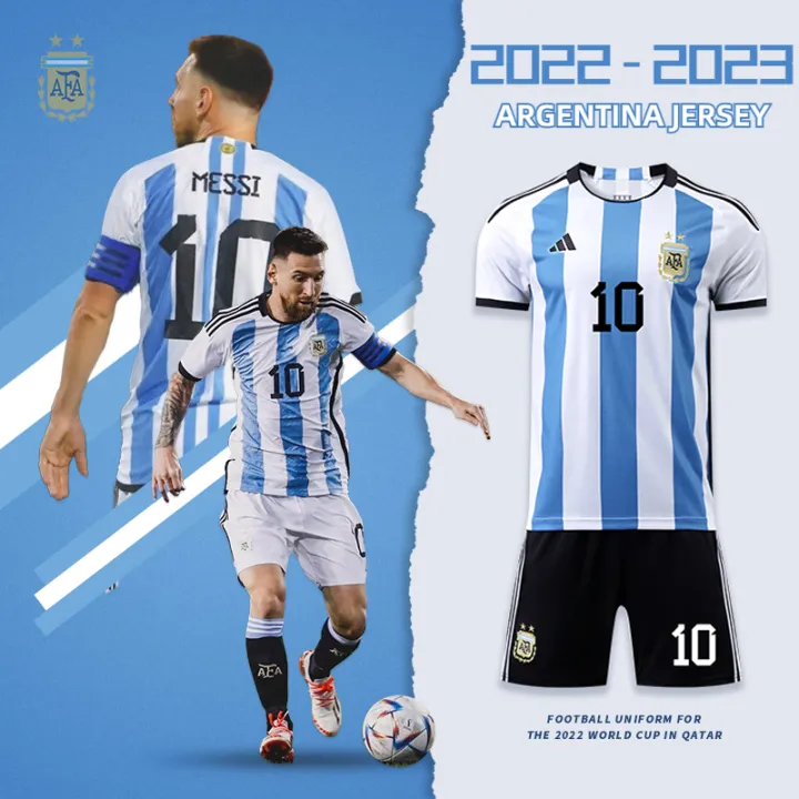 2022 adidas Lionel Messi Argentina Home Authentic Jersey - SoccerPro