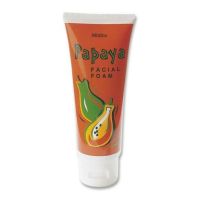 Mistine Papaya Facial Foam 100 g. มิสทีน โฟมล้างหน้า สูตรผสมมะละกอ