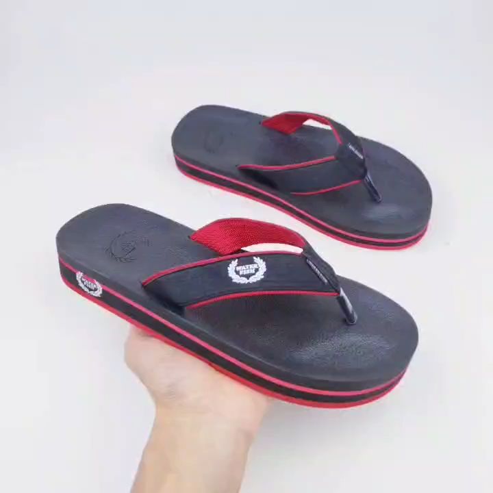 Unisex flip-flops Slippers Fashion Casual High-heeled Flip-Flops Summer ...