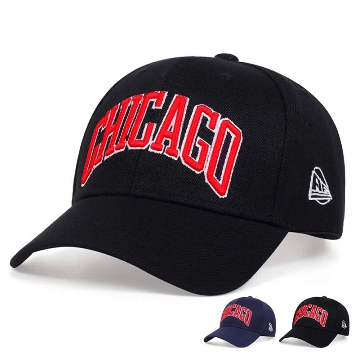 CHICAGO Letter Embroidery Baseball Caps Spring and Autumn Outdoor ...