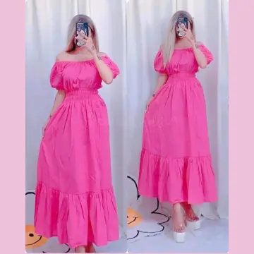 Lazada plus best sale size maxi dress