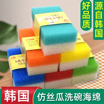 Wash dishes Sponge 100 clean cloth brush pot nano block kitchen dining room  clean decontamination sponge brush