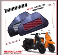 กรองอากาศแต่ง ยี่ห้อ Hurricane สำหรับรุ่น  Lambretta V125 19 Lambretta V200 19  AIR FILTER กรองอากาศเลส